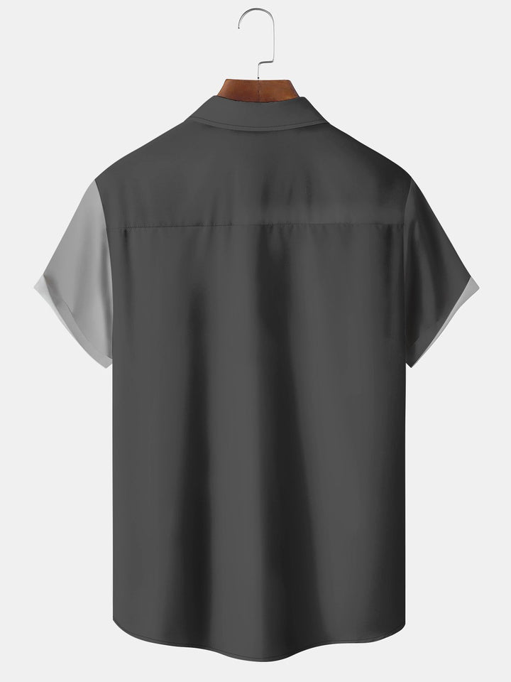 Alohadaddy Vintage Hawaiian Bamboo Bowling Pocket Shirt
