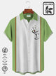 Alohadaddy 50's Retro Mens Custom Bowling Shirts Star Same Style Cocktail Stretch Holiday Beach Camp Shirts