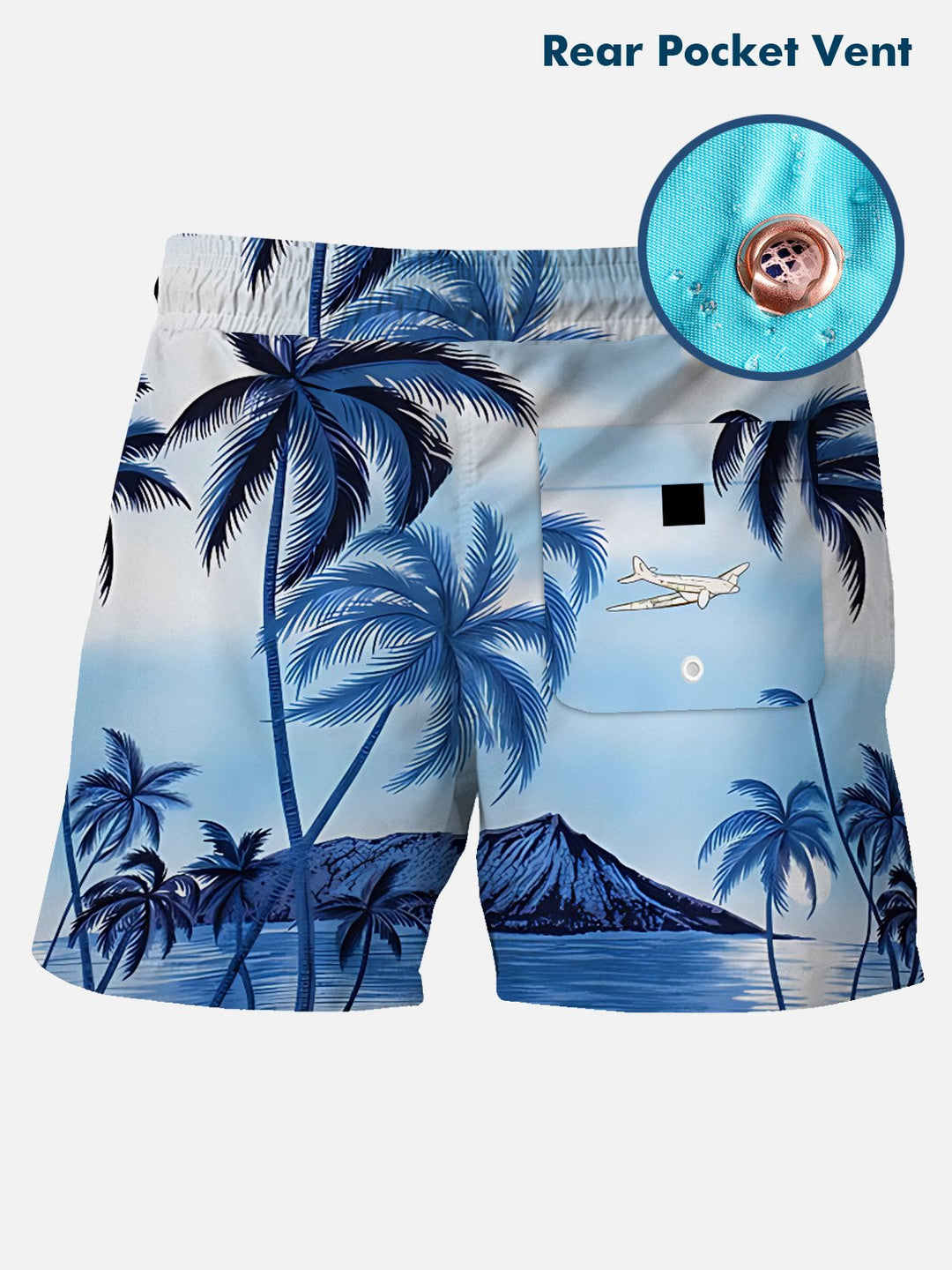 Alohadaddy Beach Vacation Coconut Tree Men&