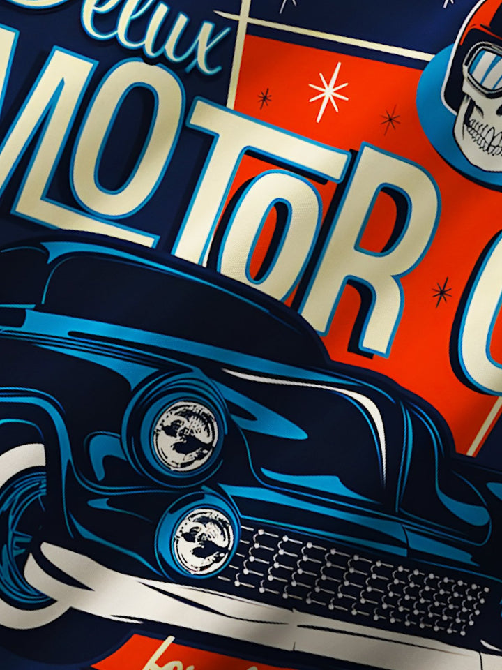 Alohadaddy Vintage Classic Car Blue Men&