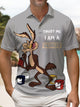 Alohadaddy® Cartoon Rabbit Short-Sleeve Polo Shirt