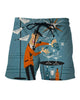 Alohadaddy® Men's Mid-Century Modern Atomic Cocktail Lounge Martini Party Retro Printed Beach Shorts