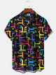 Alohadaddy Retro Geometry Math Pi Fun Pocket Shirt