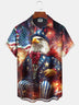 Alohadaddy Holiday American Flag Eagle Independence Day Fireworks Shirt
