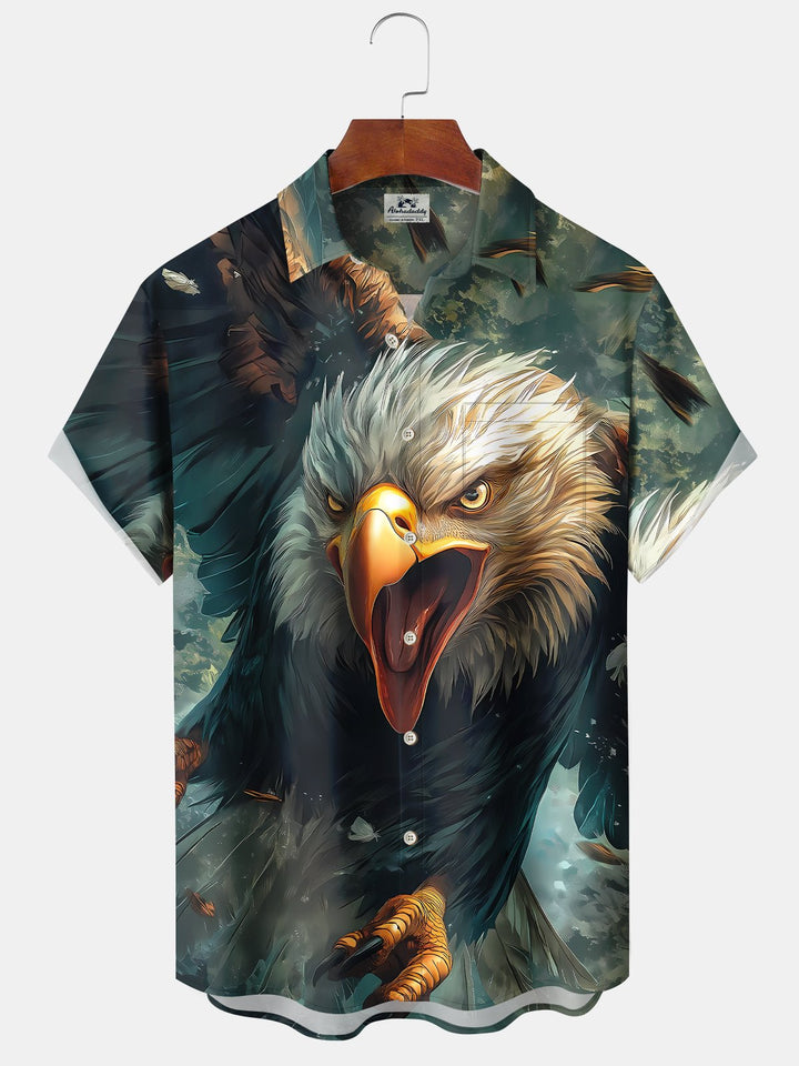 Alohadaddy Holiday Vintage American Eagle Sky Vacation Shirt
