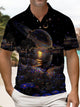 Alohadaddy® Men's Vintage Abstract Art, Landscape & Floral Polo Shirt Short-Sleeve Big & Tall