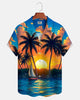 Alohadaddy® Men's Hawaiian Coconut Tree Camp Shirt Short Sleeve Big & Tall
