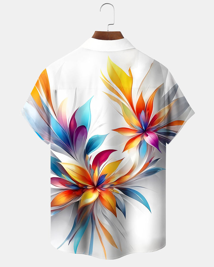 Alohadaddy® Hawaiian Art Floral Print Men&
