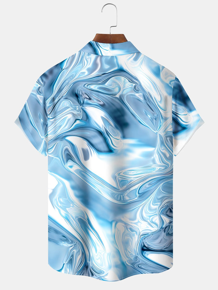 Alohadaddy Retro Abstract Gradient Psychedelic Art Shirt