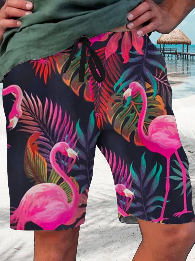 Alohadaddy Swim trunks Flamingo Print Men&