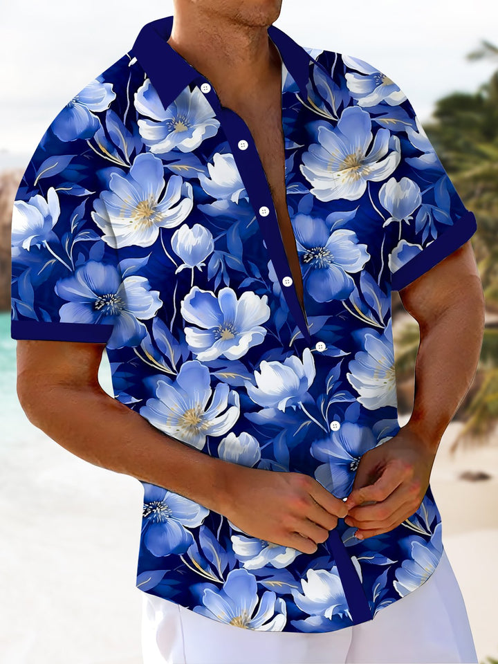 Alohadaddy Hawaiian Floral Print Men&