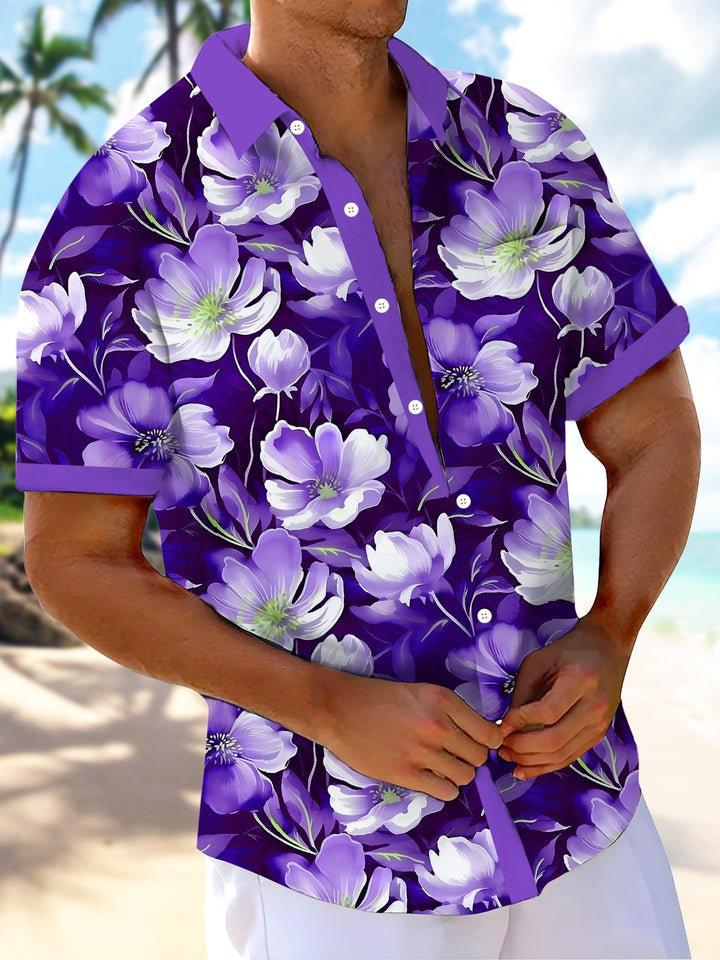 Alohadaddy Hawaiian Floral Print Men&