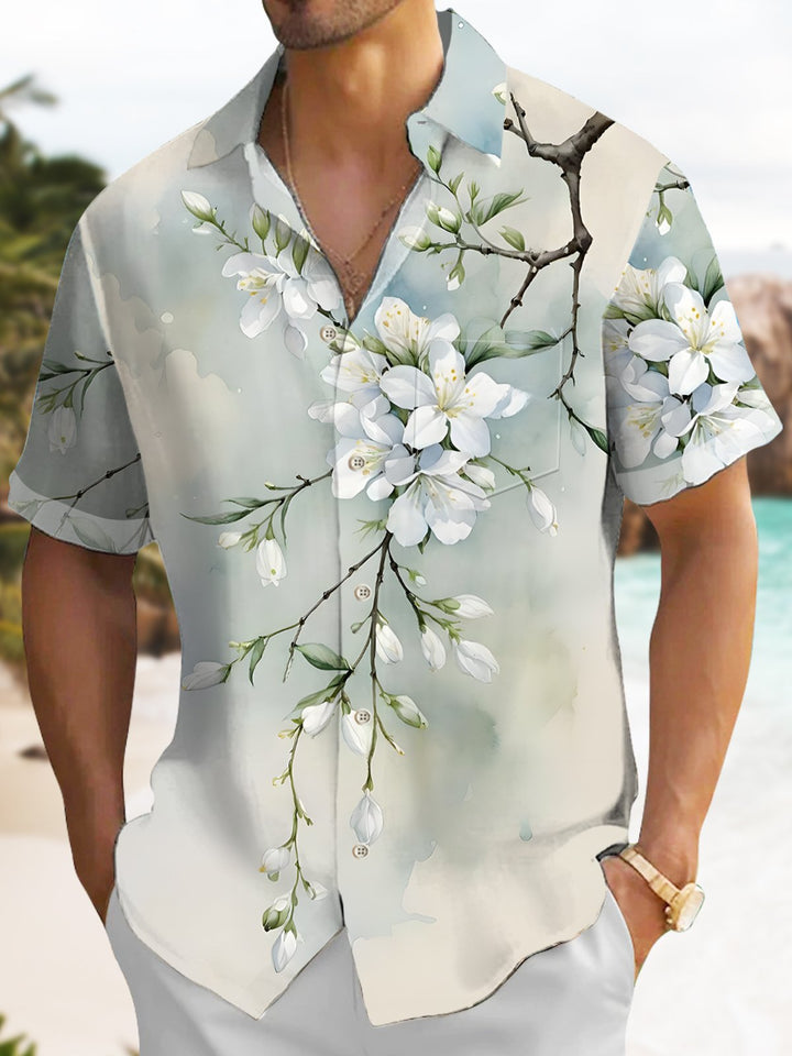 Alohadaddy Hawaiian Floral Art Print Men&