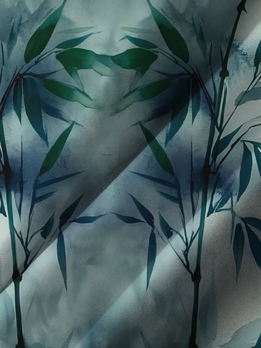 Alohadaddy Hawaiian Floral Gradient Bamboo Pocket Button-Down Shirt