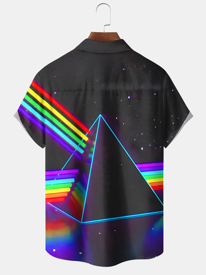 Alohadaddy Retro Music Geometric Gradient Rock Men&