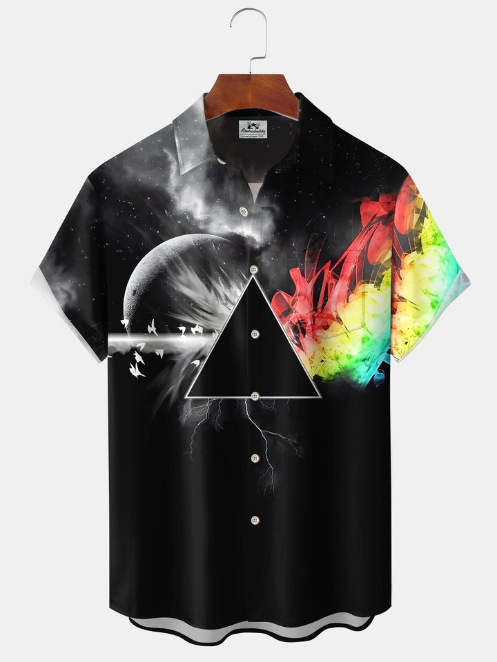 Alohadaddy Retro Music Geometric Rock Space Men&
