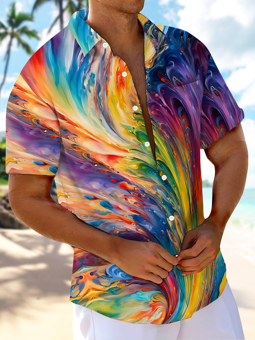 Alohadaddy Vintage Gradient Art Print Men&