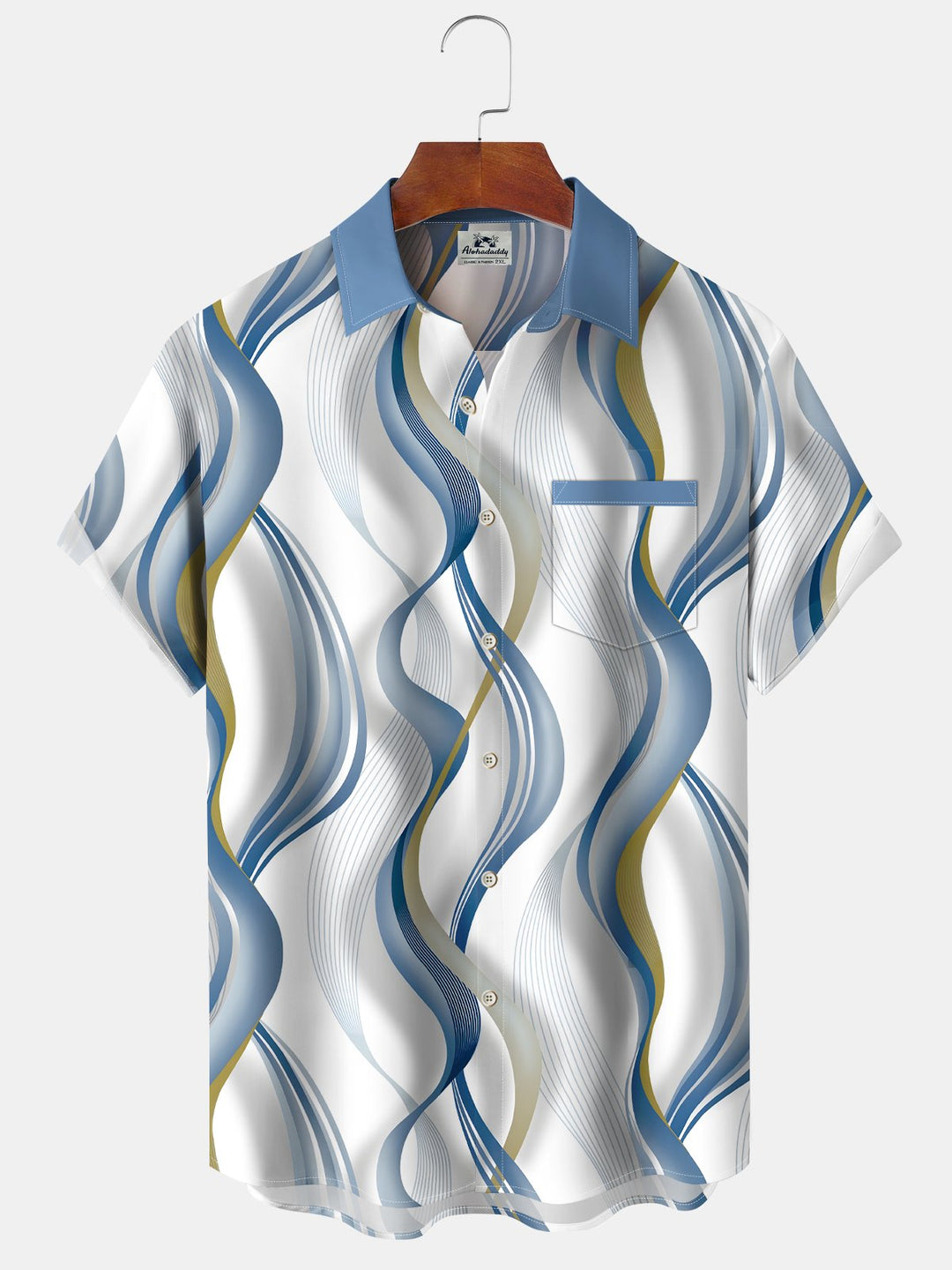 Alohadaddy Retro Gradient Geometric Art Print Men&