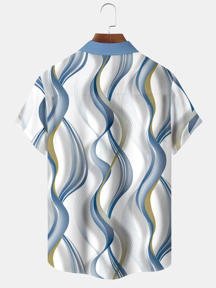 Alohadaddy Retro Gradient Geometric Art Print Men&