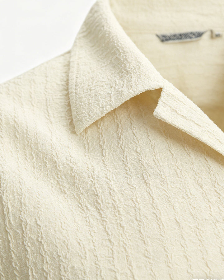 Alohadaddy® Blended Pleated Breathable Moisture-Wicking Camp Shirt