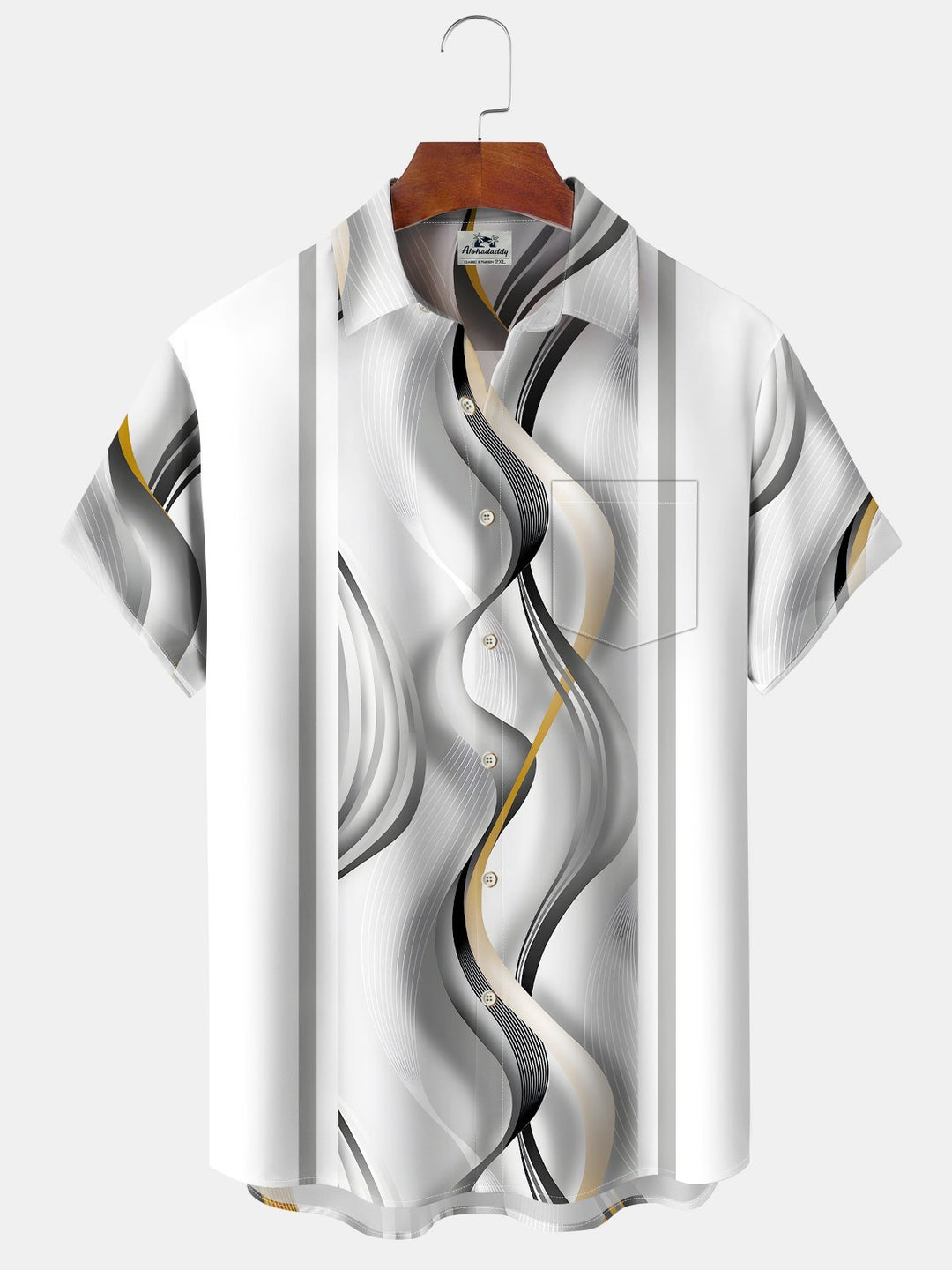 Alohadaddy Retro Gradient Geometric Art Print Men&