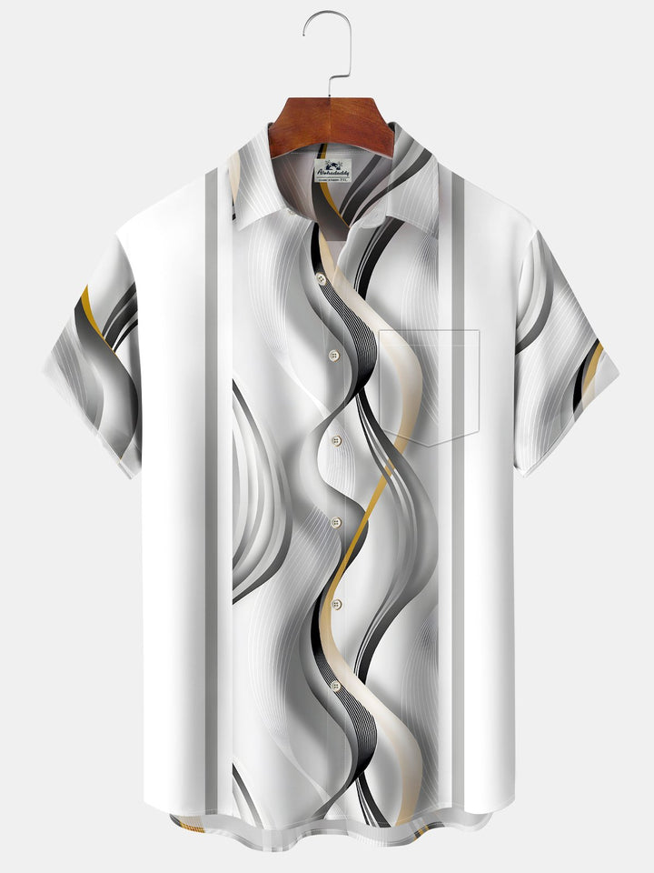 Alohadaddy Retro Gradient Geometric Art Print Men&