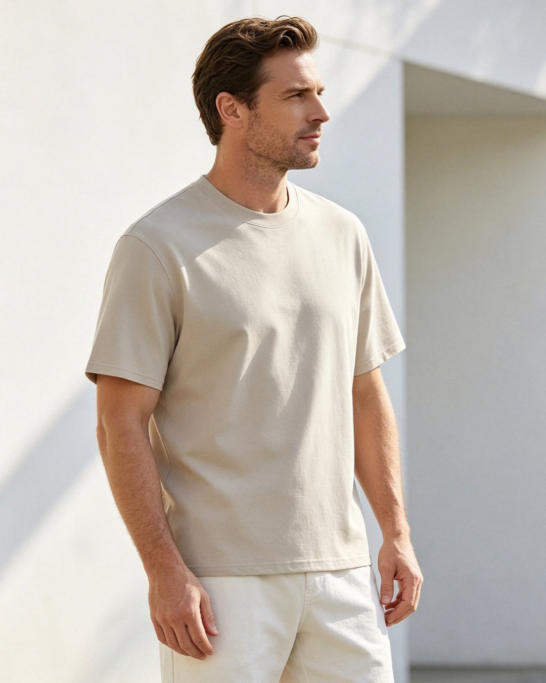 Alohadaddy® Sorona Fiber Cotton Cooling Antibacterial Short-Sleeve T-Shirt