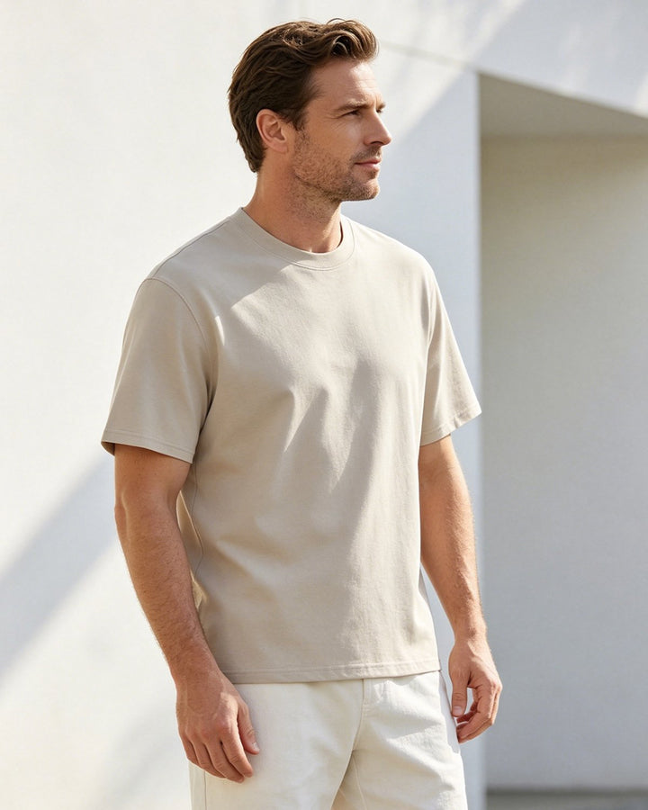 Alohadaddy® Sorona Fiber Cotton Cooling Antibacterial Short-Sleeve T-Shirt