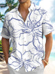Alohadaddy Hawaiian Floral Tropical Basic Breathable Plus Size Shirt