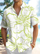 Alohadaddy Hawaiian Floral Tropical Basic Breathable Plus Size Shirt