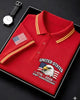 Alohadaddy® Men's Vintage Heritage USA 250th Anniversary Bald Eagle Head Flag Graphic Short Sleeve Polo Shirt Big & Tall