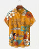 Alohadaddy® Retro Classic Movie Hawaiian Floral Print Men's Shirt