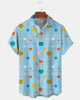 Alohadaddy® Retro Atomic Geometric Short-Sleeve Hawaiian Shirt