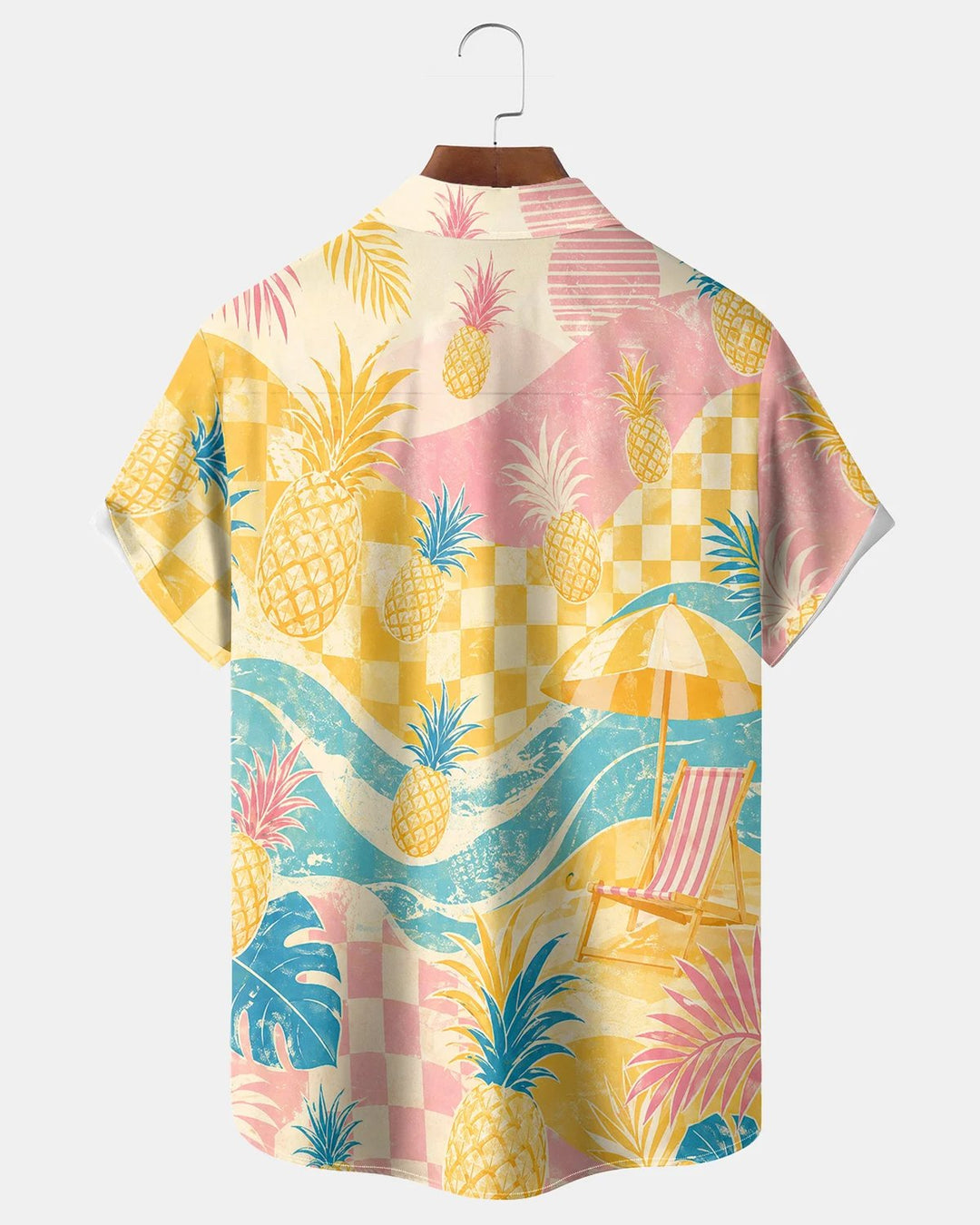 Alohadaddy® Hawaiian Floral Tropical Oil Painting Art Print Short-Sleeve Shirt