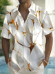 Alohadaddy® Vintage Abstract Texture Print Men's Button Pocket Hawaiian Shirt