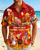 Alohadaddy® Vintage Hawaiian BBQ "Rub My Meat" Short-Sleeve Shirt