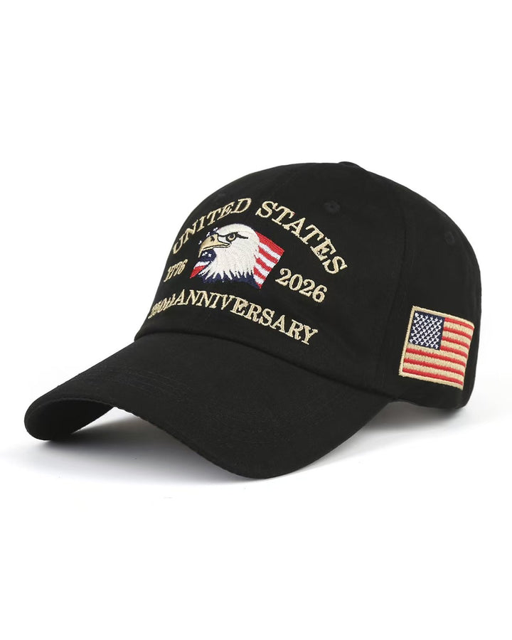 Alohadaddy® Vintage Holiday Independence Day American Flag Baseball Cap
