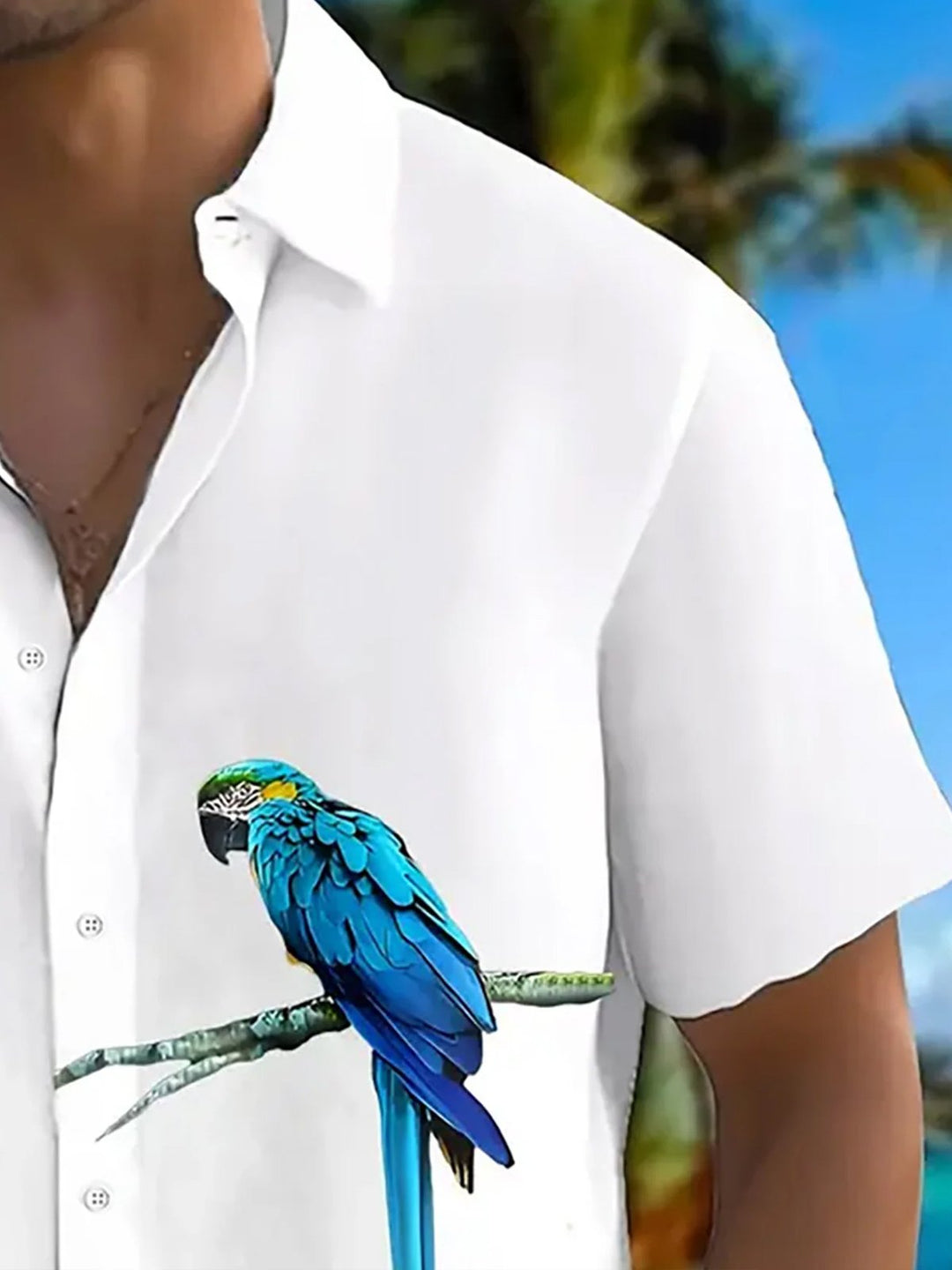 Alohadaddy® Hawaiian Parrot Print Men&