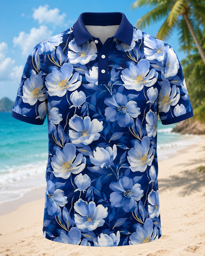 Alohadaddy® Hawaiian Floral Print Men&