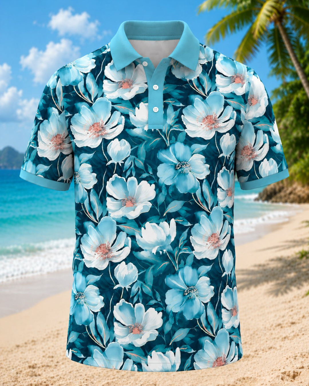 Alohadaddy® Hawaiian Floral Print Men&