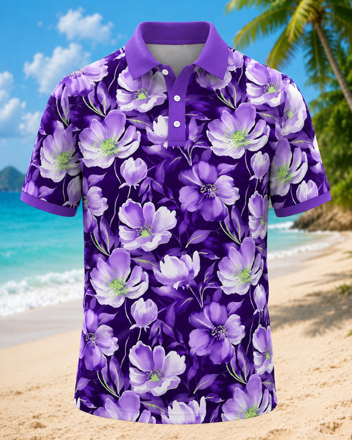 Alohadaddy® Hawaiian Floral Print Men&