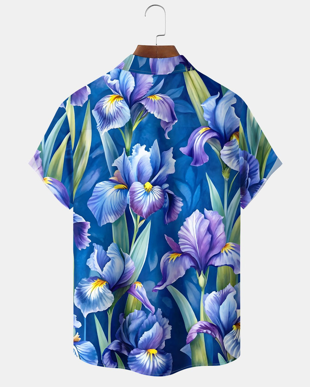 Alohadaddy® Hawaiian Holiday Tropical Floral Art Print Short-Sleeve Shirt