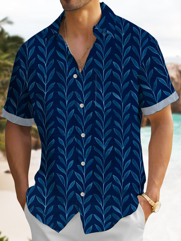 Alohadaddy® Hawaiian Leaf Vintage Men&