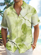 Alohadaddy® Hawaiian Floral Leaves Ombre Short Sleeve Pocket Shirt