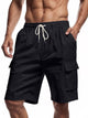 Alohadaddy® Basic Solid Double Pocket Oversized Pocket Cotton Shorts