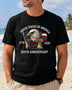 Alohadaddy® Men's Independence Day American Flag 250th Anniversary Eagle Short-Sleeve T-Shirt