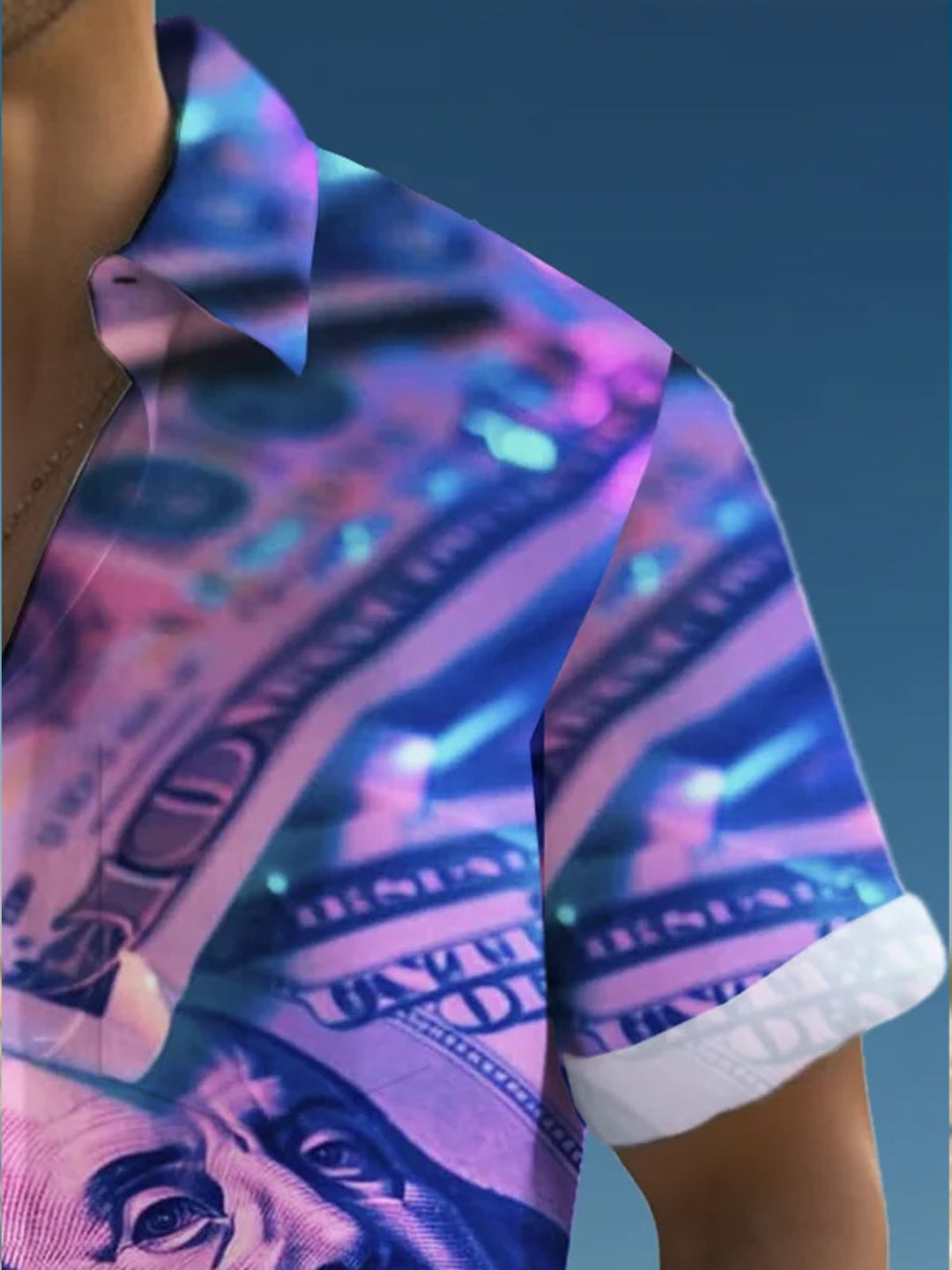 Alohadaddy® Vintage Gradient Money Bills Art Print Men&