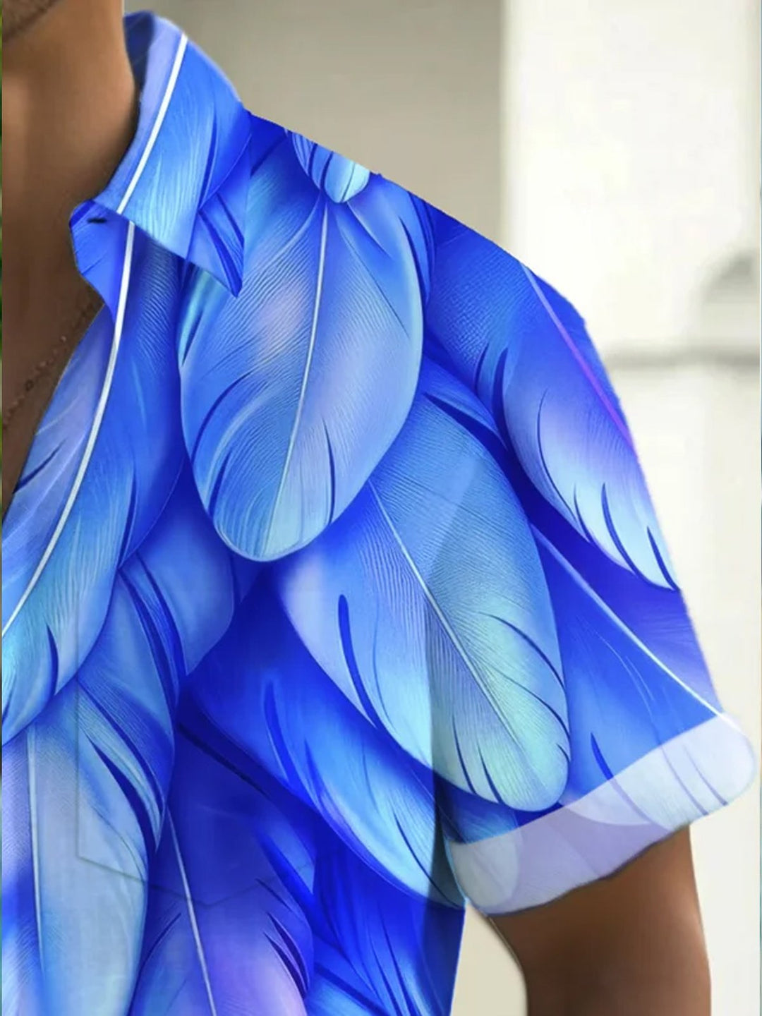 Alohadaddy® Vintage Gradient Feather Art Print Men&