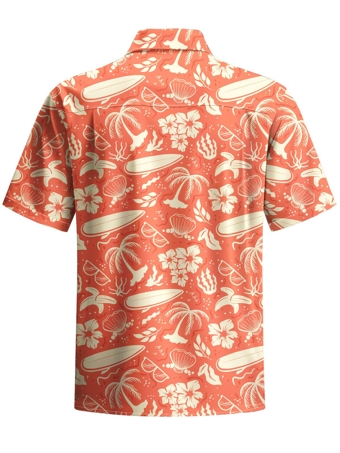 Alohadaddy® Hawaiian Coconut Tree Floral Tropical Print Men&