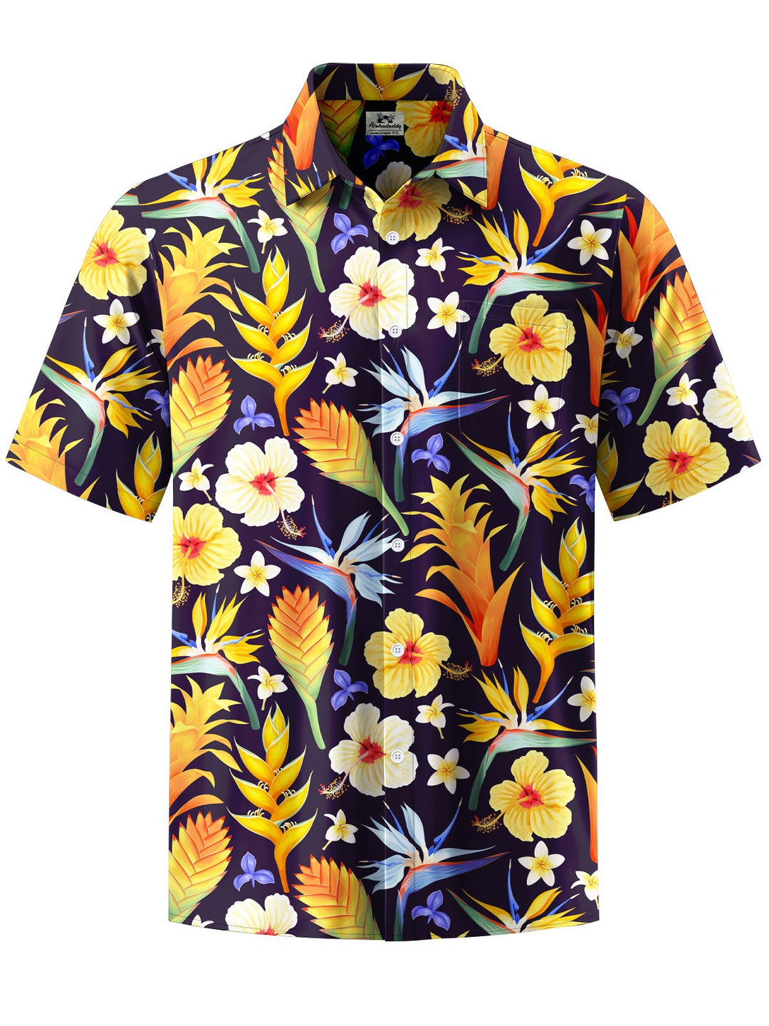 Alohadaddy® Hawaiian Floral Tropical Fruit Print Men&